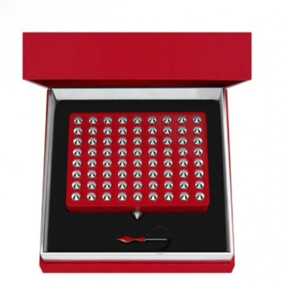 LOUBOUTIN ♥️ Christian Louboutin Red Studded Case WITH DUSTBAG - Picture 8 of 8